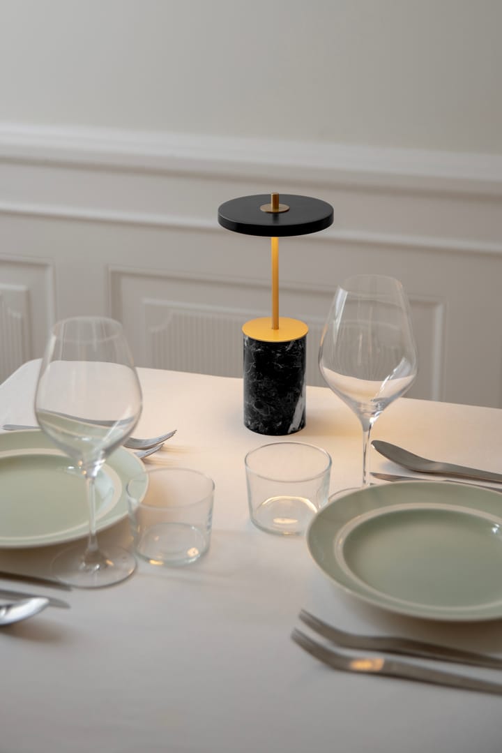Lampa stołowa Asteria Move Mini Ø12x25,5 cm, Black marble Umage
