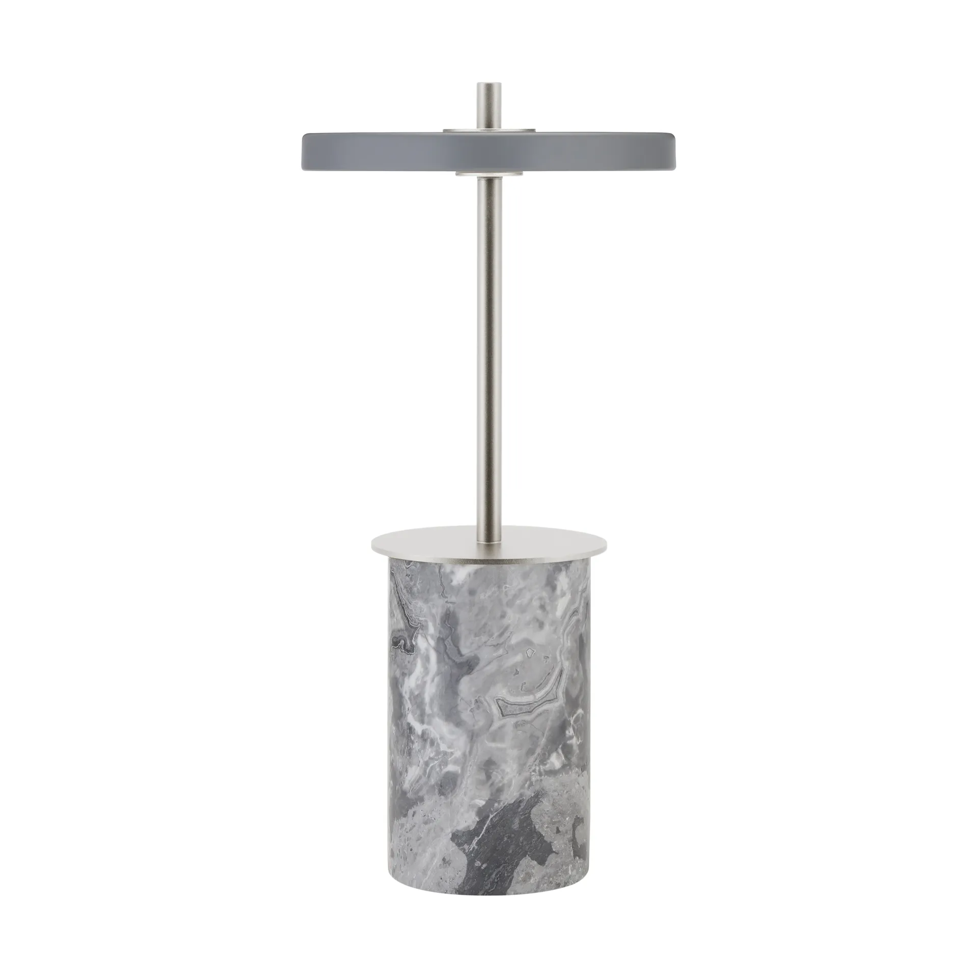 Lampa stołowa Asteria Move Mini Ø12x25,5 cm, Grey Marble-stal Umage