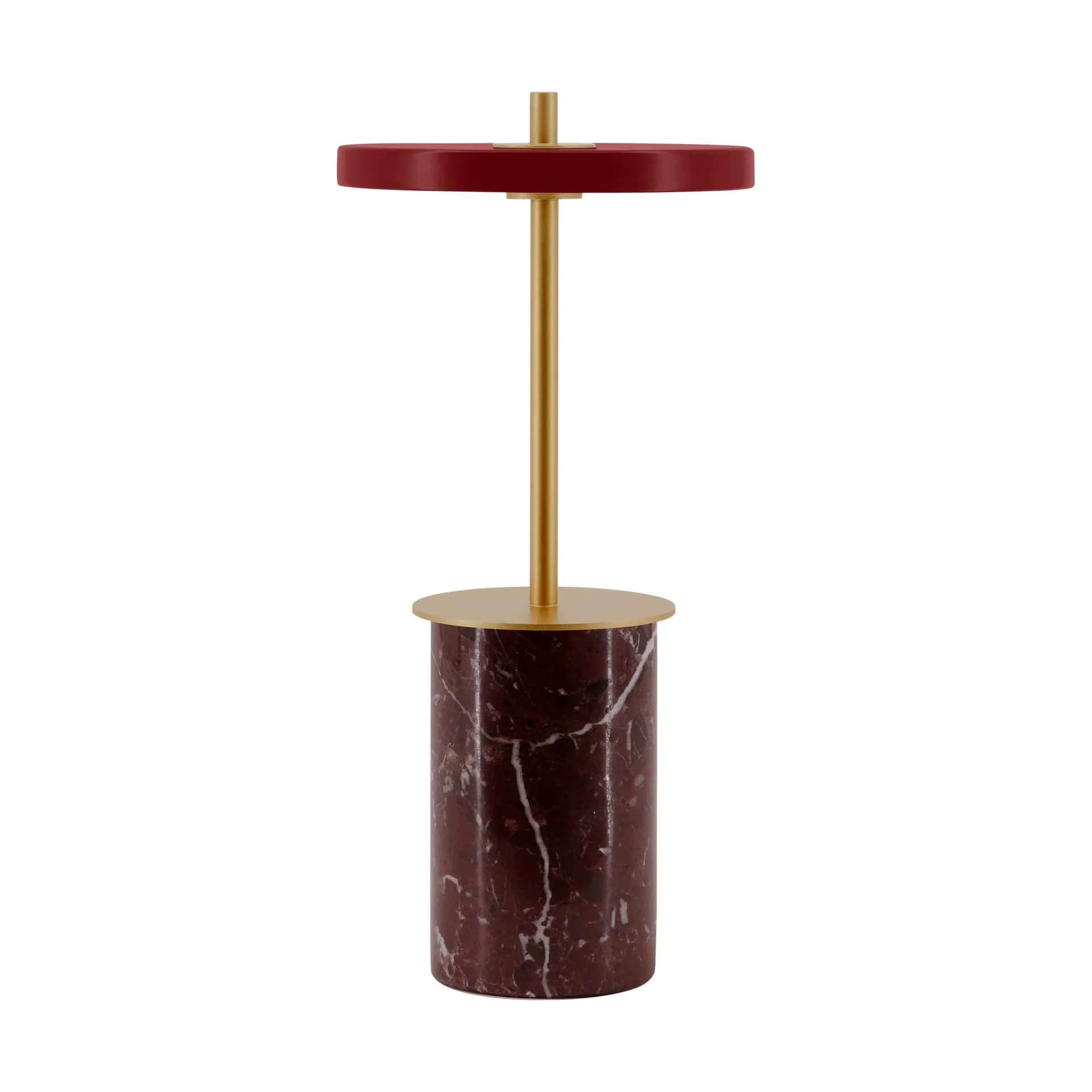 Lampa stołowa Asteria Move Mini Ø12x25,5 cm, Red marble Umage