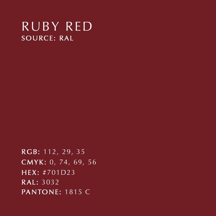 Lampa stołowa Asteria - Ruby red - Umage