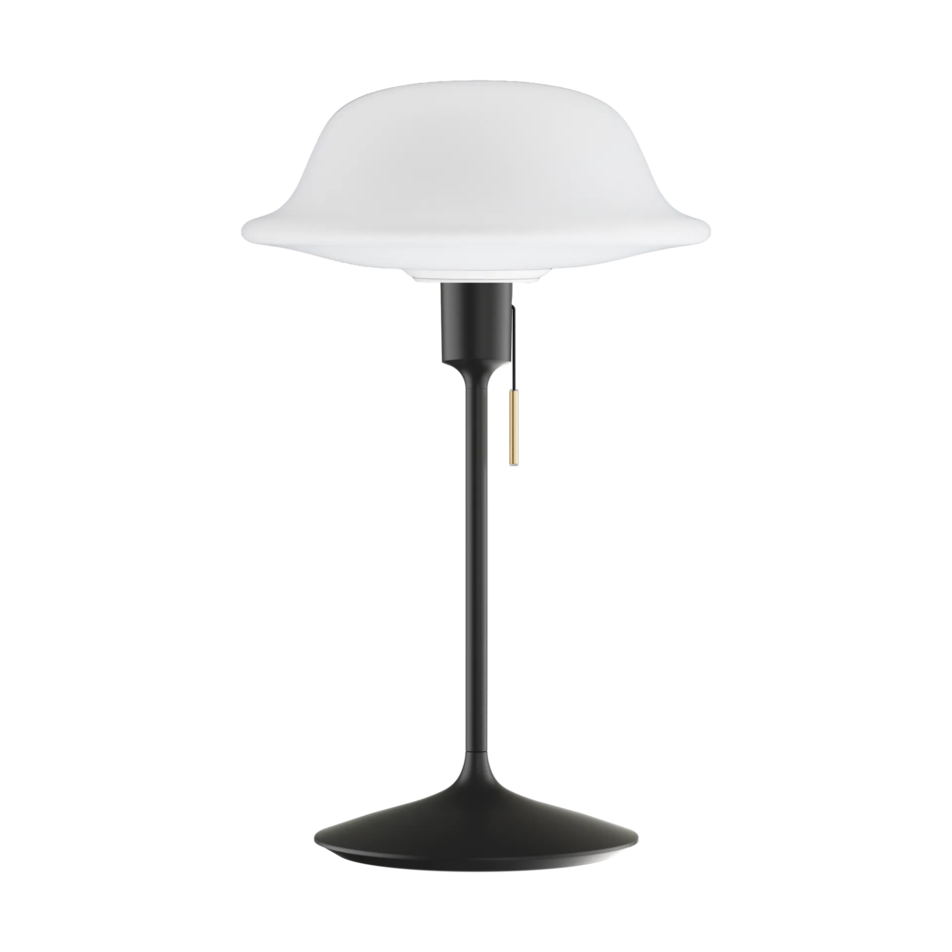 Lampa stołowa Butler, Biały-czarny Umage