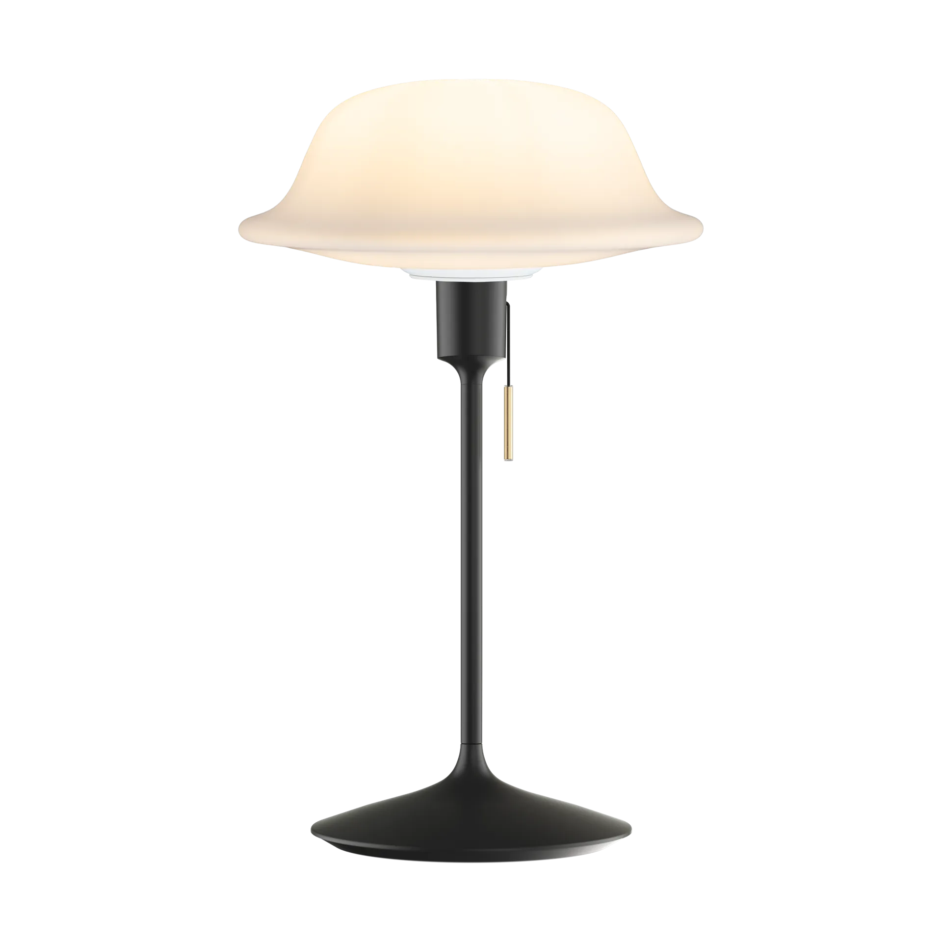 Lampa stołowa Butler, Biały-czarny Umage