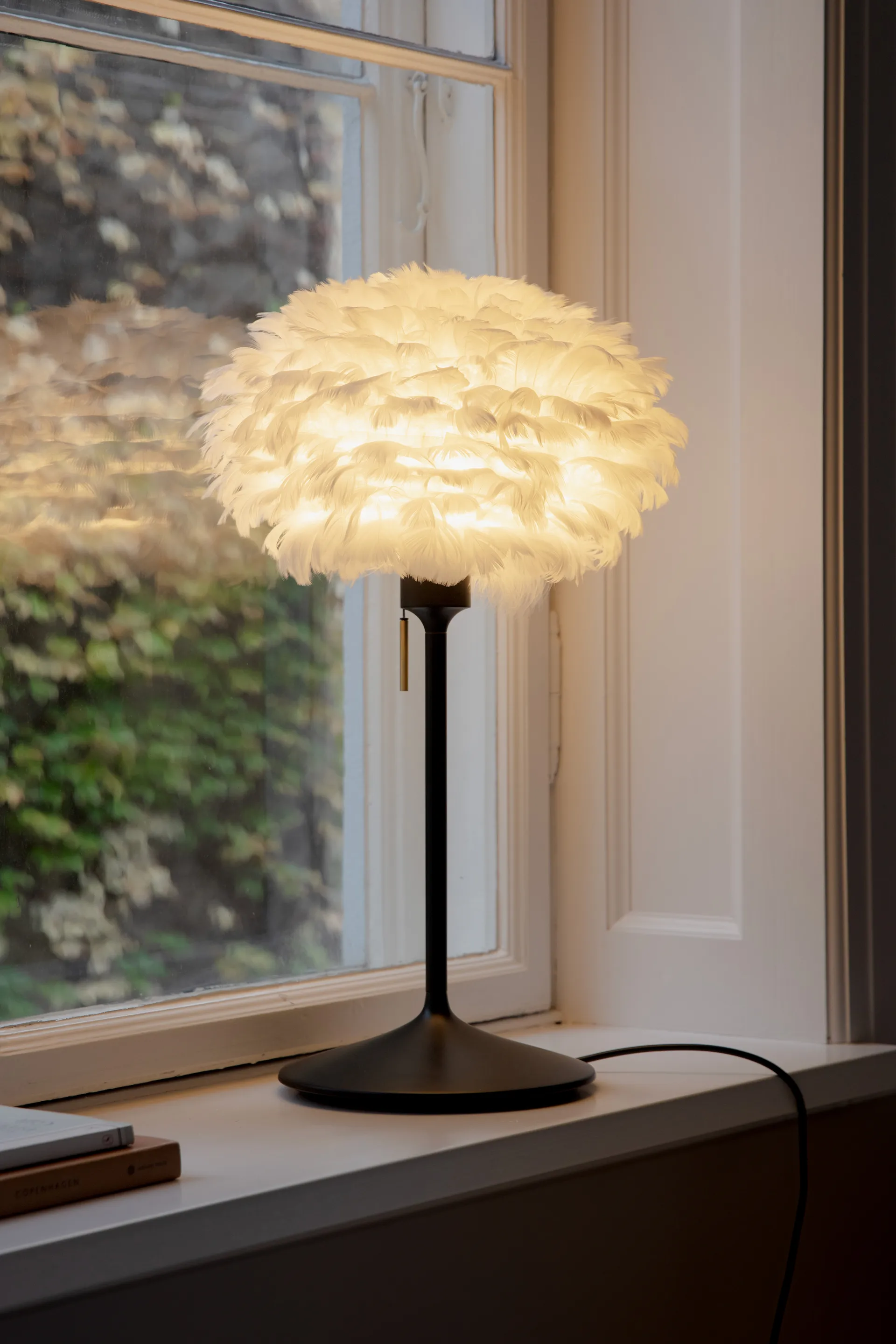 Lampa stołowa Eos mini, Biały-czarny Umage