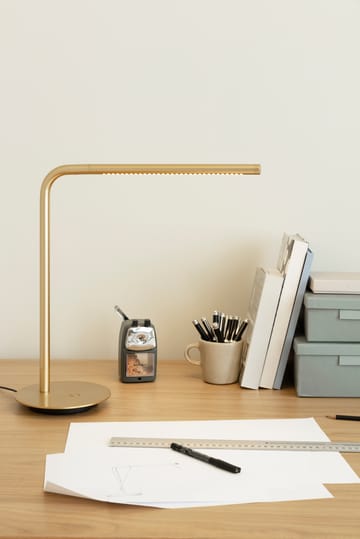 Lampa stołowa Omni Table - Mosiądz szczotkowany - Umage