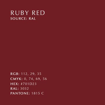 Lampa sufitowa Asteria Micro - Ruby Red - Umage