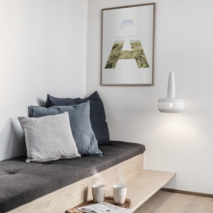 Lampa sufitowa Clava Ø21,5 cm, Matowa biel Umage