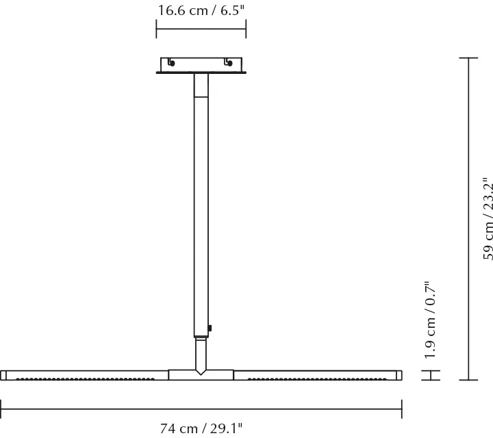 Lampa sufitowa Omni Ceiling, Steel Umage