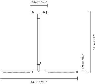 Lampa sufitowa Omni Ceiling - Steel - Umage