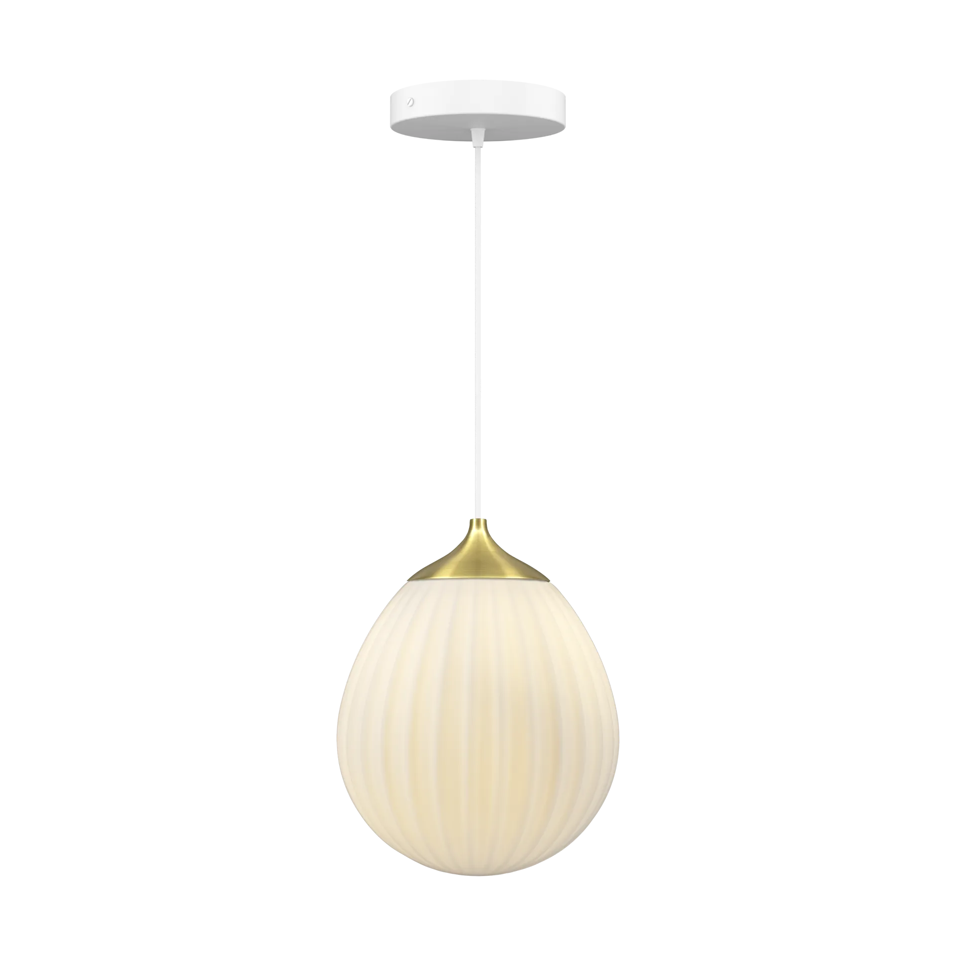 Lampa wisząca Around The World mini, Szczotkowany mosiądz Umage