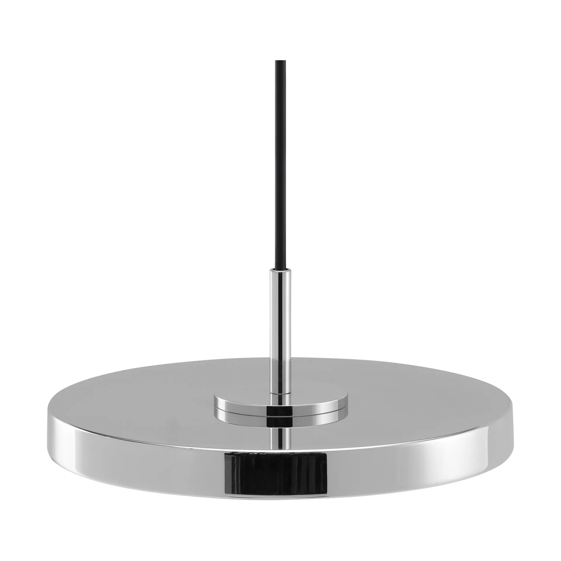 Lampa wisząca Asteria Micro, Polerowana stal-stalowa góra Umage