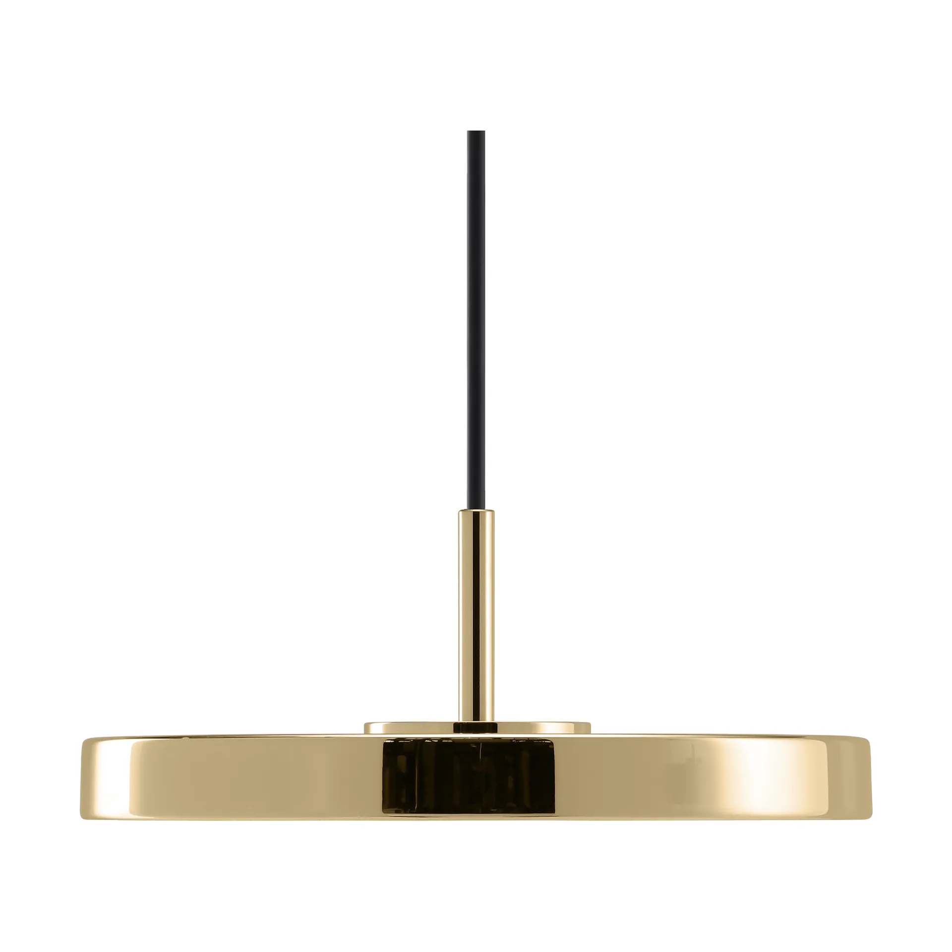 Lampa wisząca Asteria Micro, Polerowany mosiądz Umage