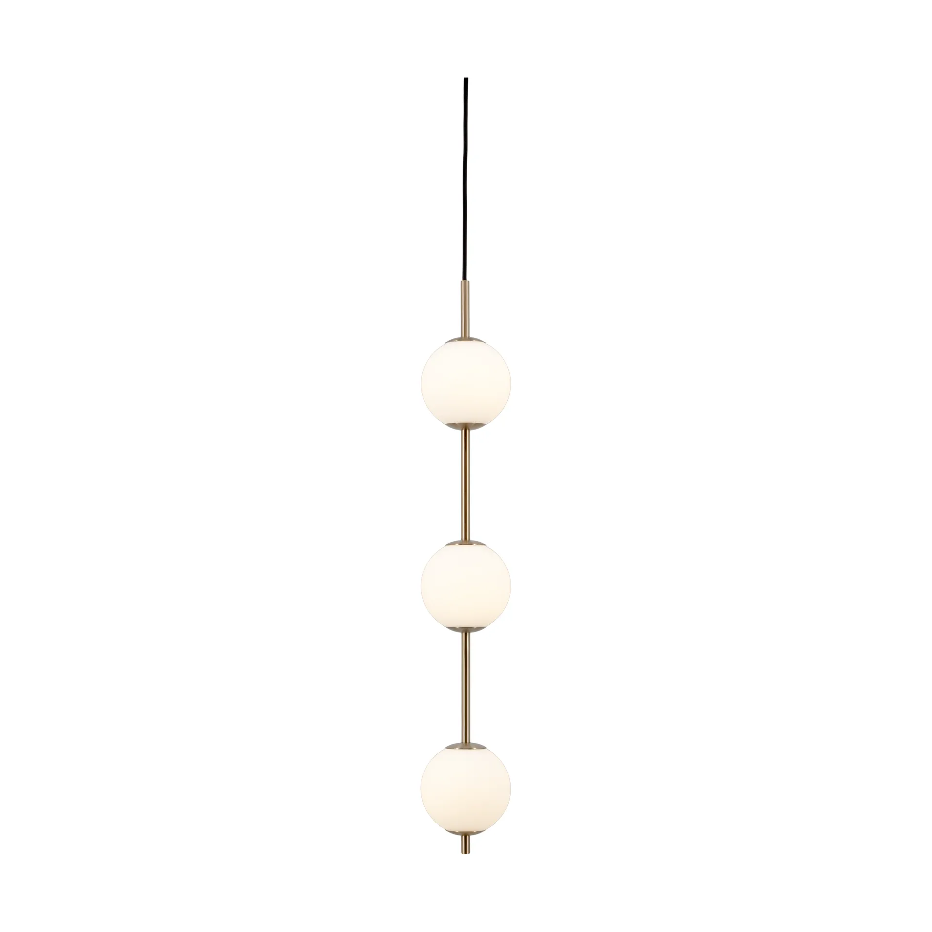 Lampa wisząca Audrey 3, Mosiądz Umage