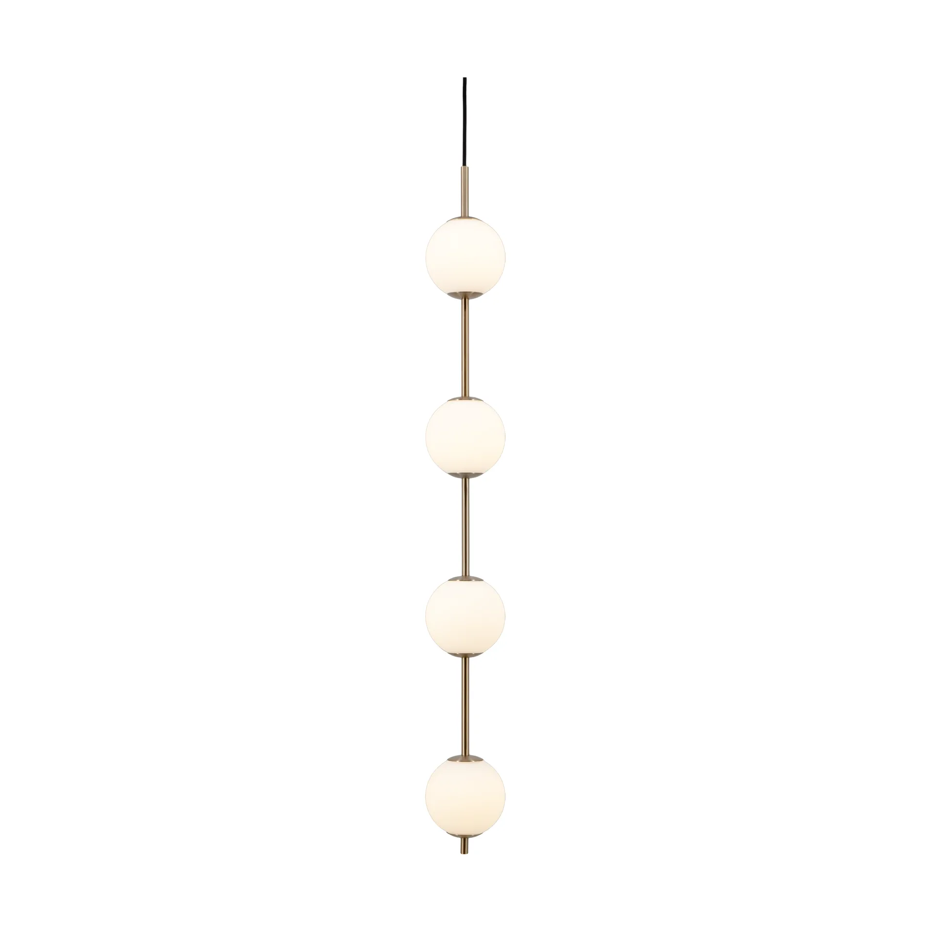 Lampa wisząca Audrey 4, Mosiądz Umage