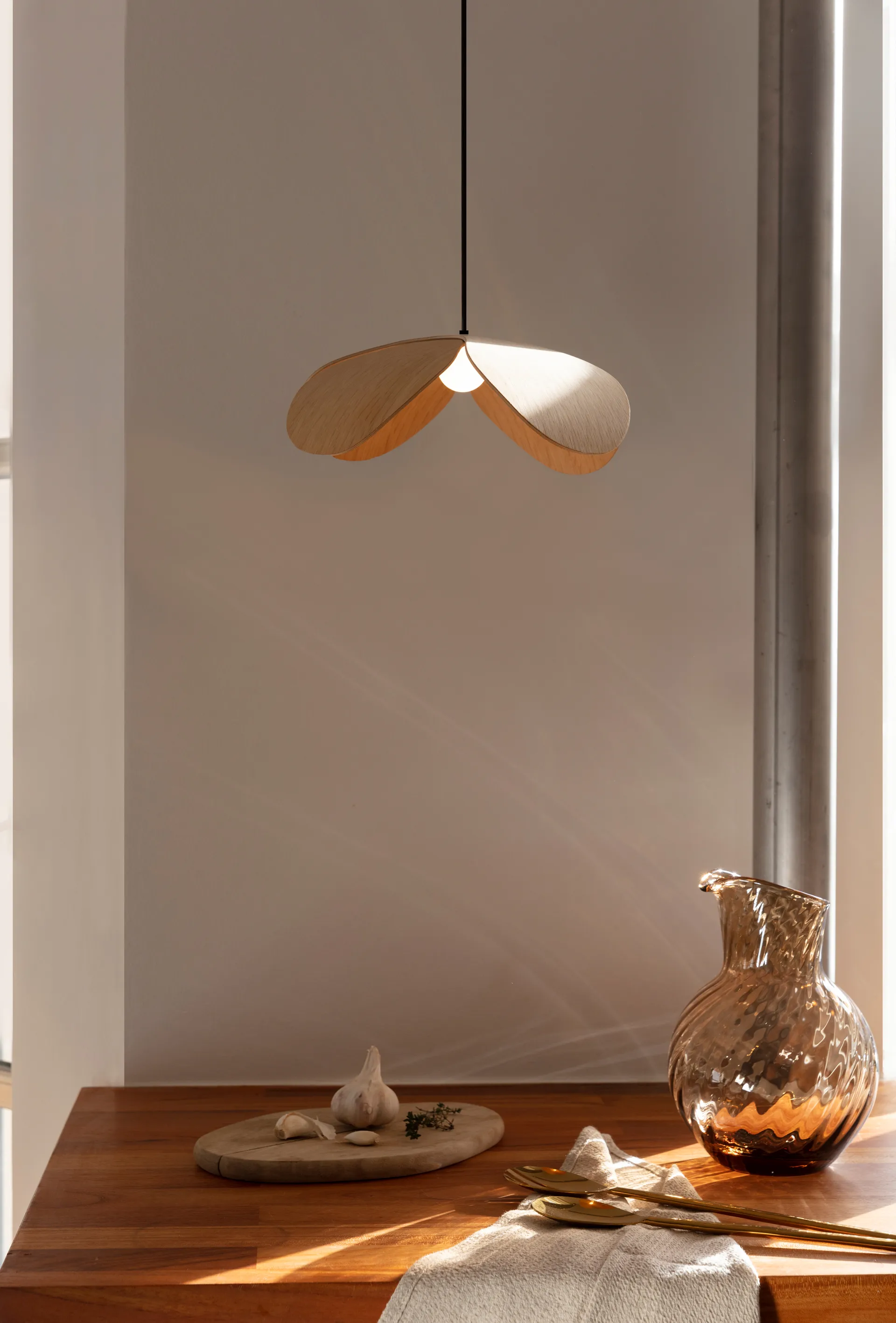 Lampa wisząca Forget Me Not duża, Dąb Umage