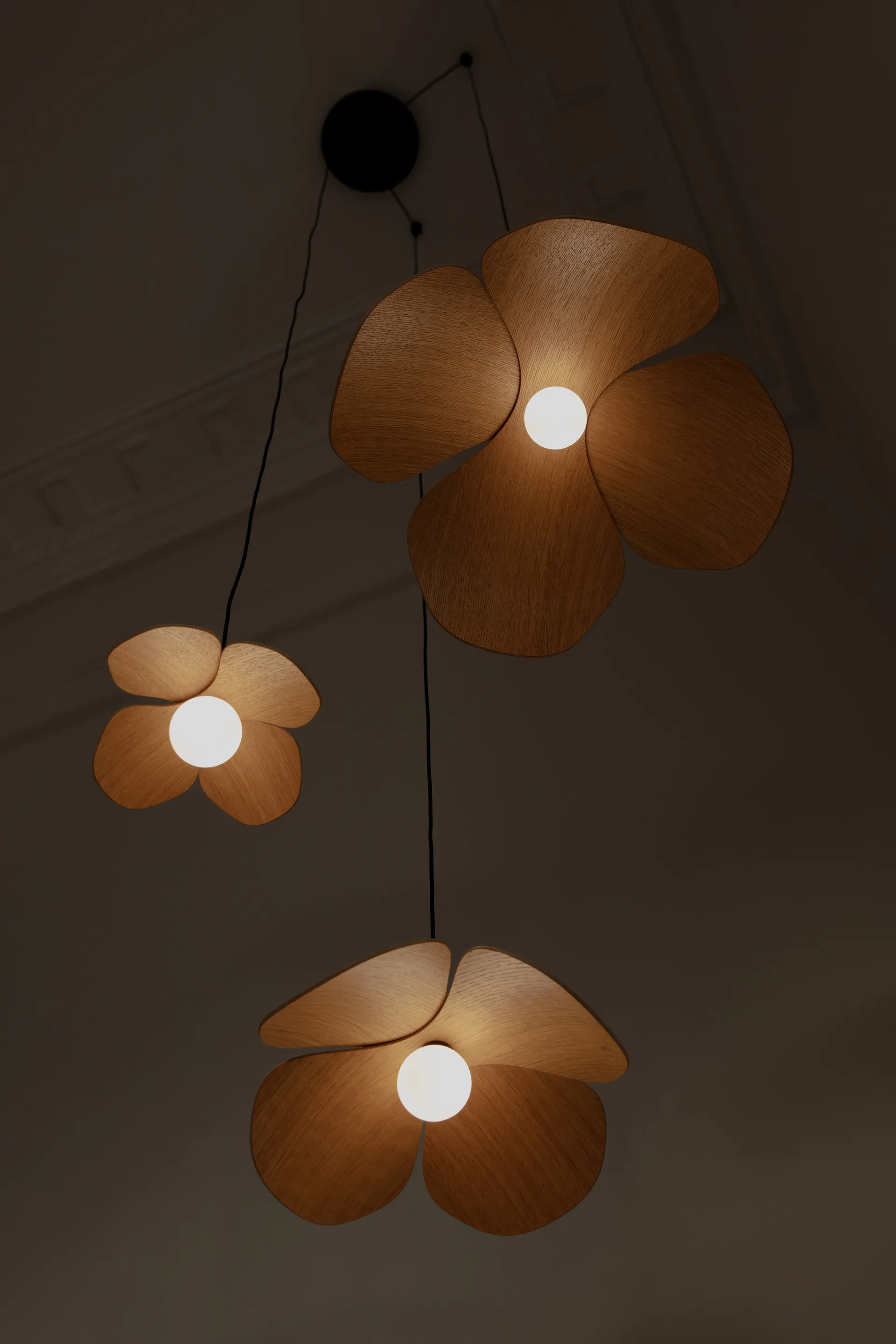 Lampa wisząca Forget Me Not duża, Ek-cluster 5 Umage