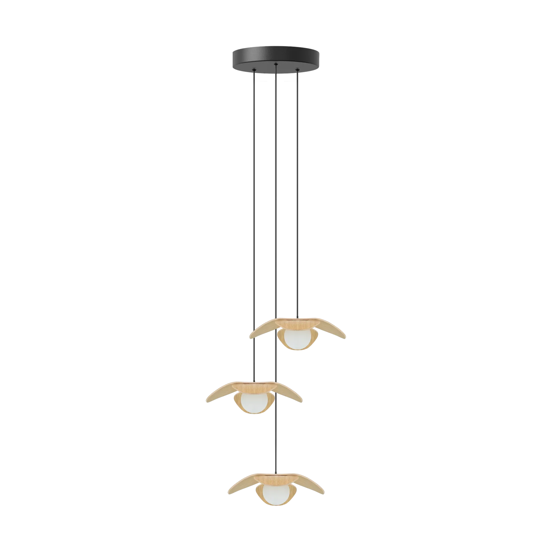Lampa wisząca Forget Me Not mini, Klastrowy dąb 3 Umage