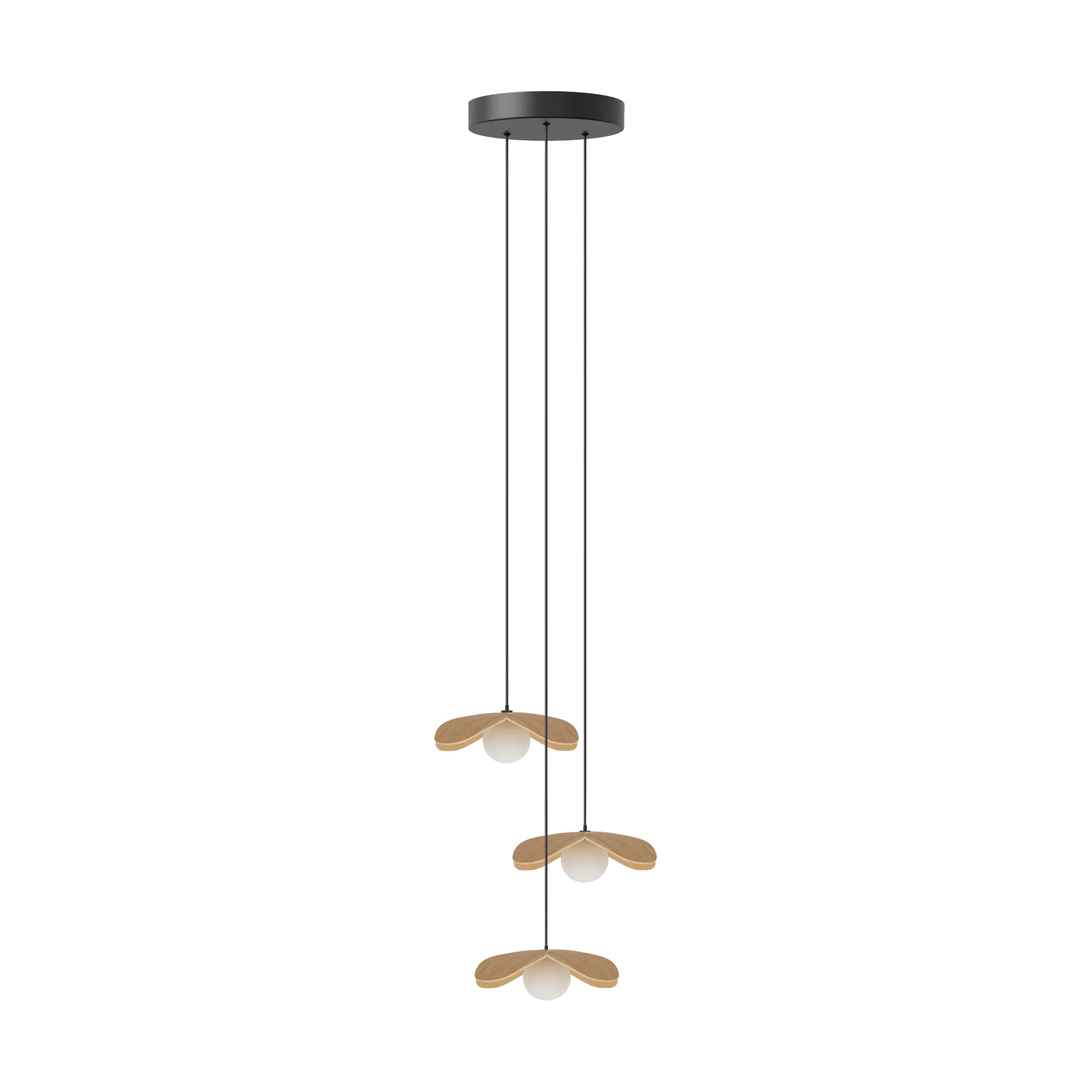 Lampa wisząca Forget Me Not mini, Klastrowy dąb 3 Umage