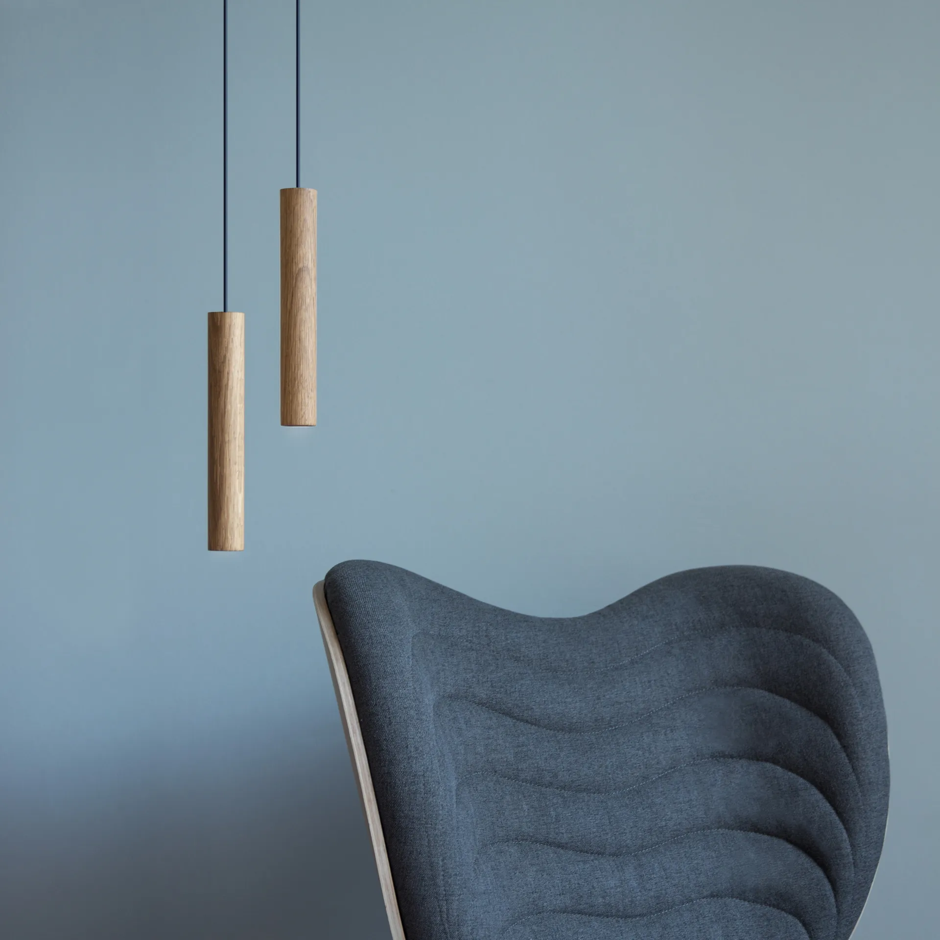 Lampa wisząca Umage Chimes 22 cm, Oak (dąb) Umage
