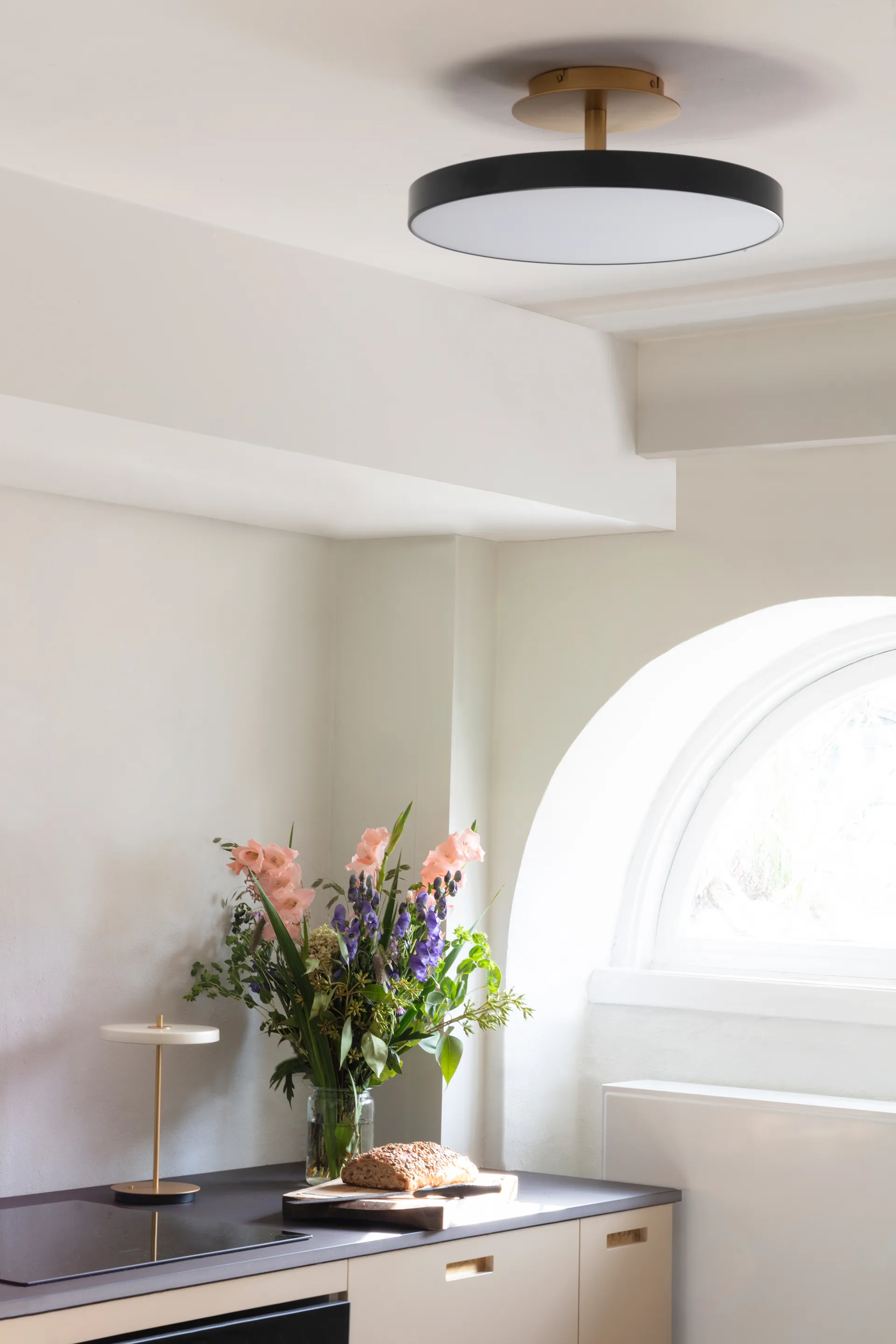 Plafon Asteria Up, Medium, Anthracite grey Umage