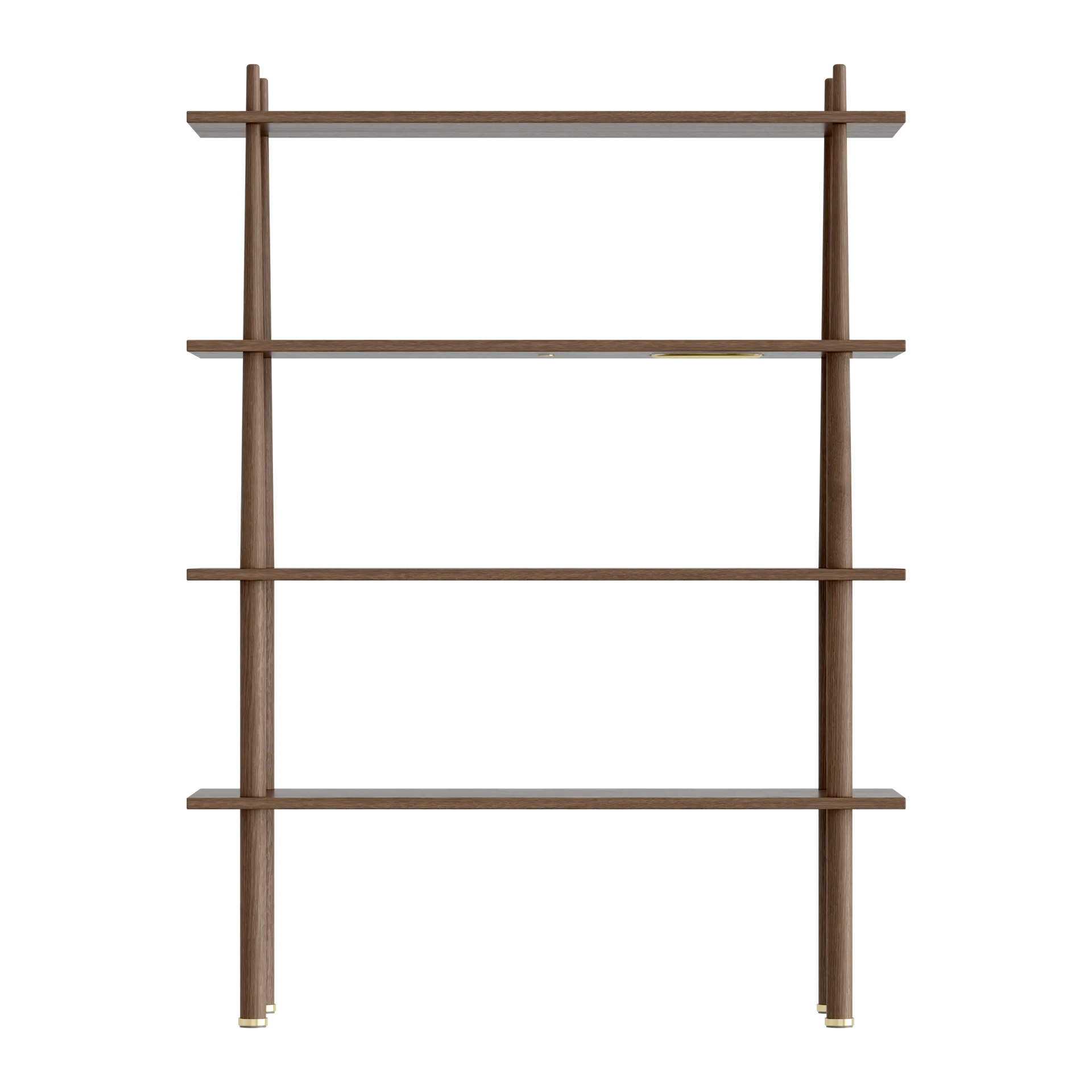 Półka Stories z 4 półkami, Dark oak Umage