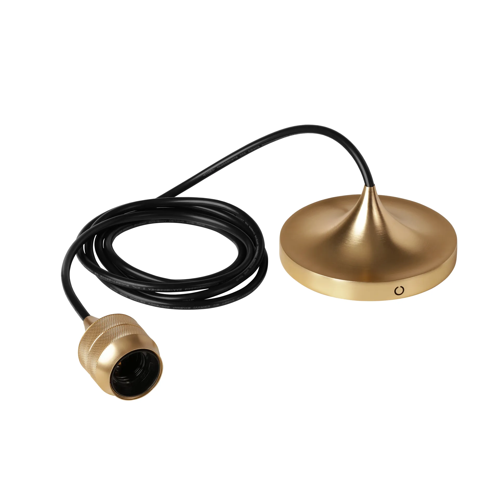 Przewód do lamp Cord Set Pro, Brushed brass Umage