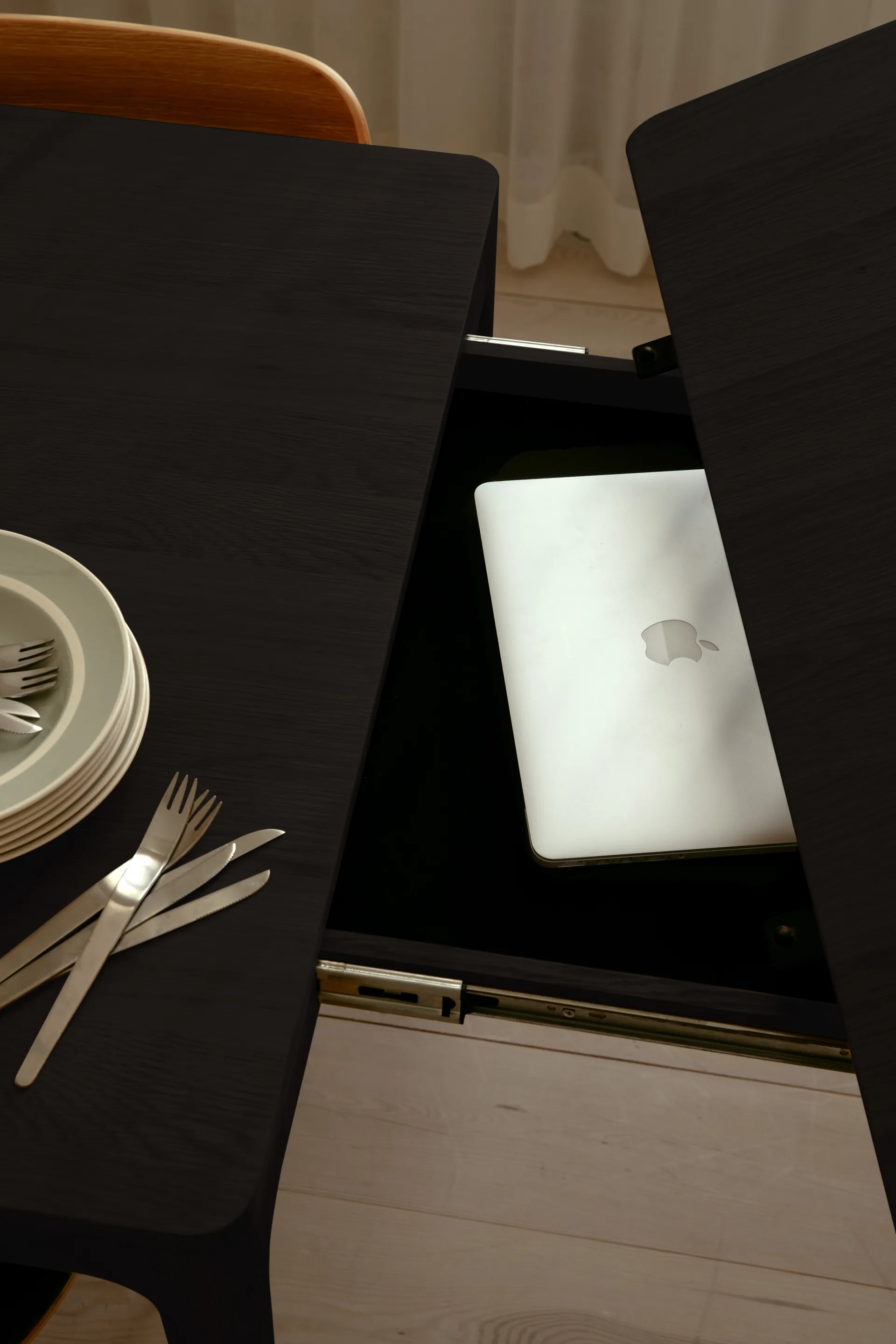 Stół do jadalni Heart'n'Soul 90x120 cm, Black oak Umage