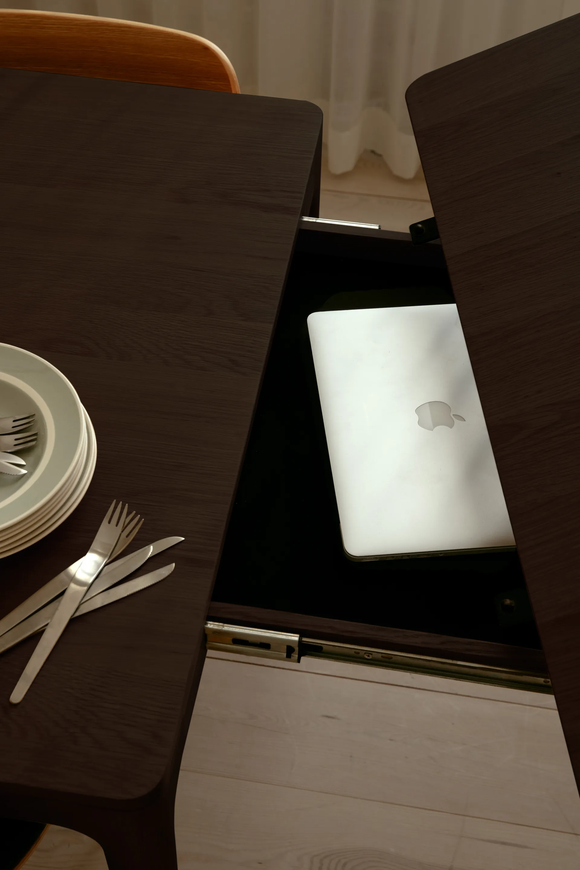 Stół do jadalni Heart'n'Soul 90x120 cm, Dark oak Umage