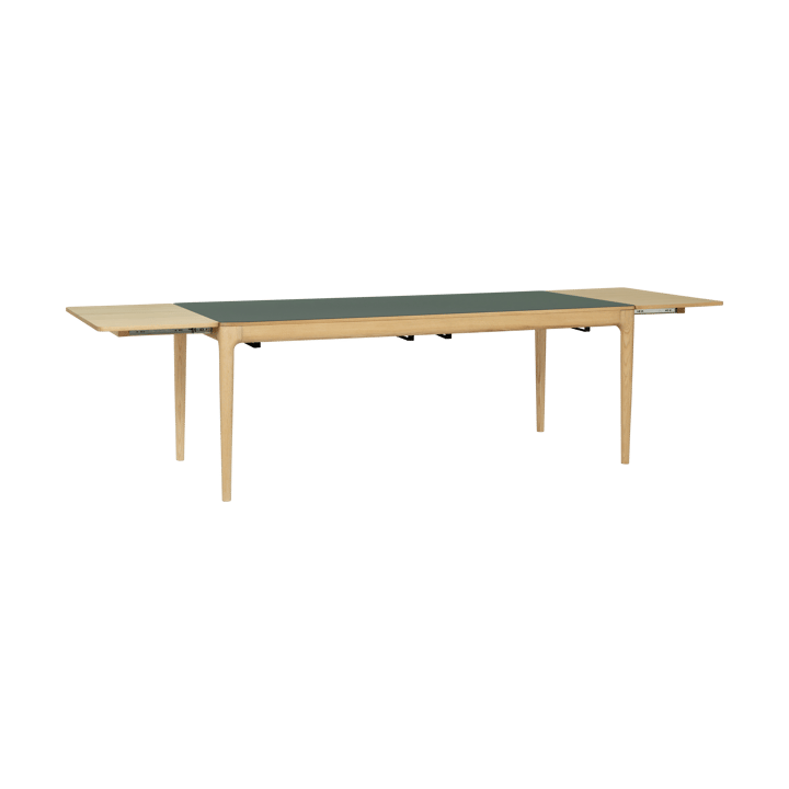Stół do jadalni Heart'n'Soul 90x200 cm, Oak-moss green Umage