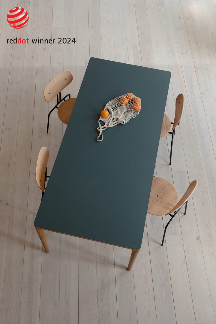 Stół do jadalni Heart'n'Soul 90x200 cm, Oak-moss green Umage