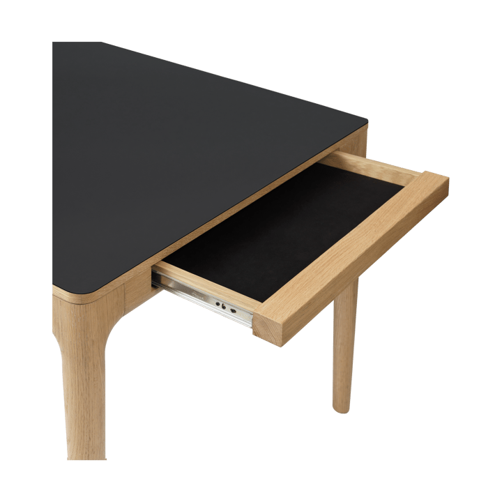 Stół do jadalni Heart'n'Soul 90x200 cm, Oak-obsidian black Umage