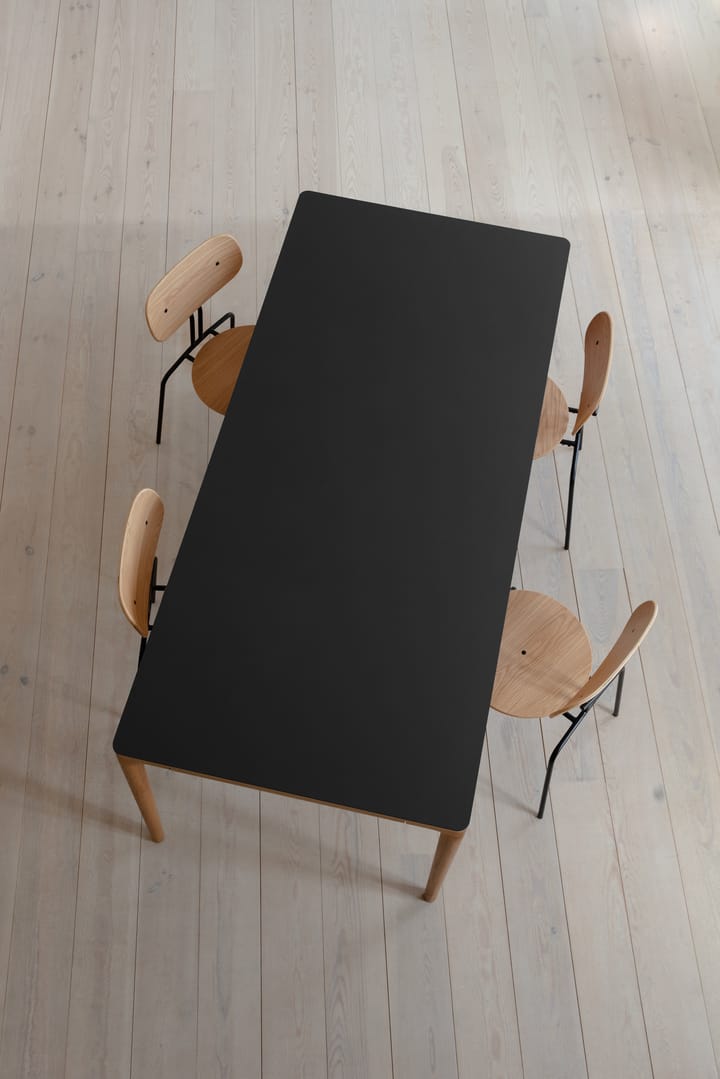 Stół do jadalni Heart'n'Soul 90x200 cm, Oak-obsidian black Umage