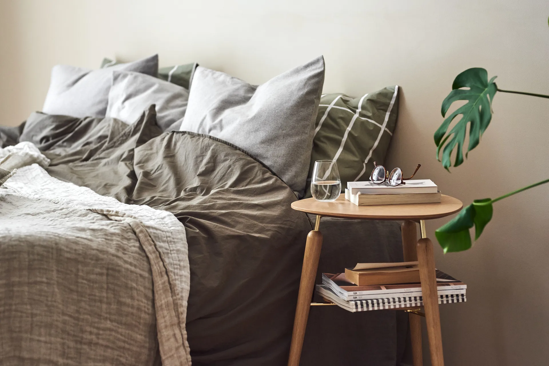 Stolik boczny My Spot, Dąb-mosiądz Umage