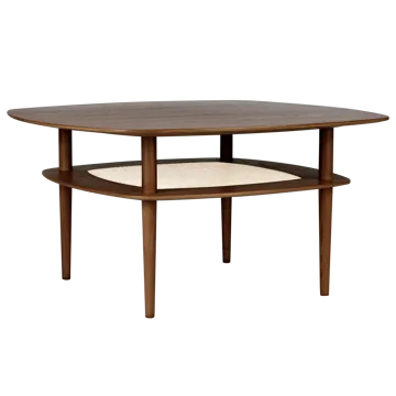 Stolik kawowy Together Smooth Square 100x100 cm - Dark oak - Umage