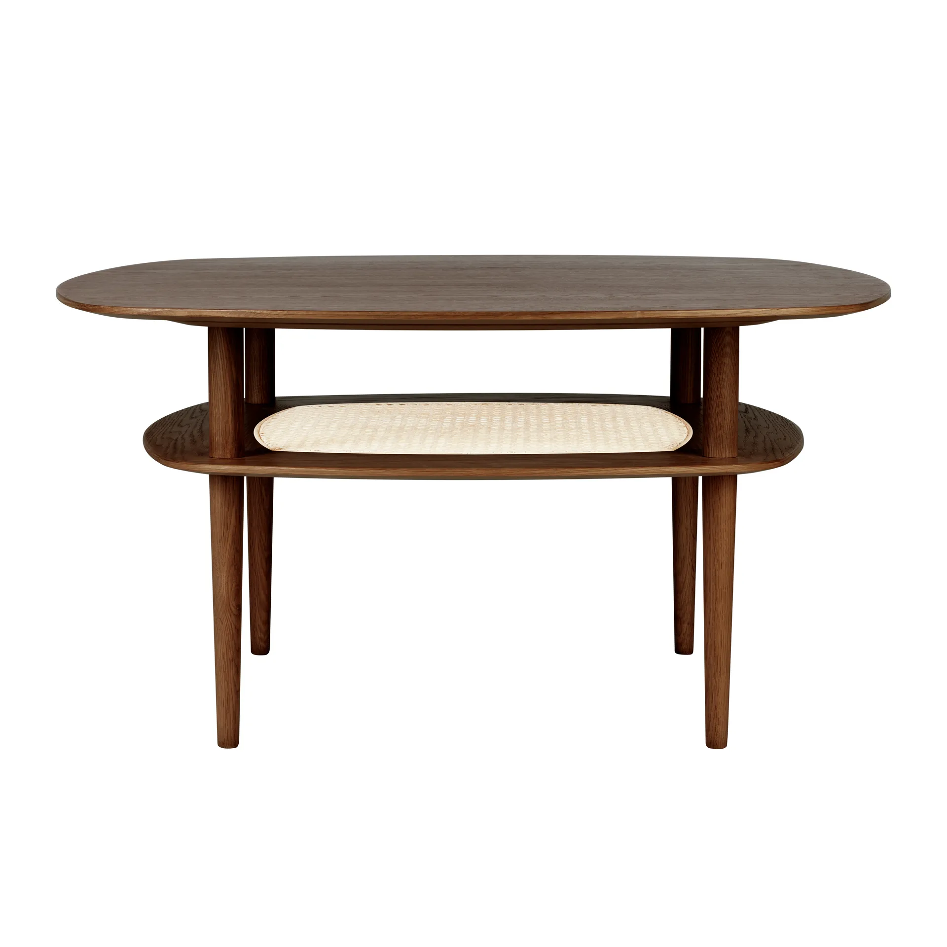 Stolik kawowy Together Smooth Square 100x100 cm, Dark oak Umage