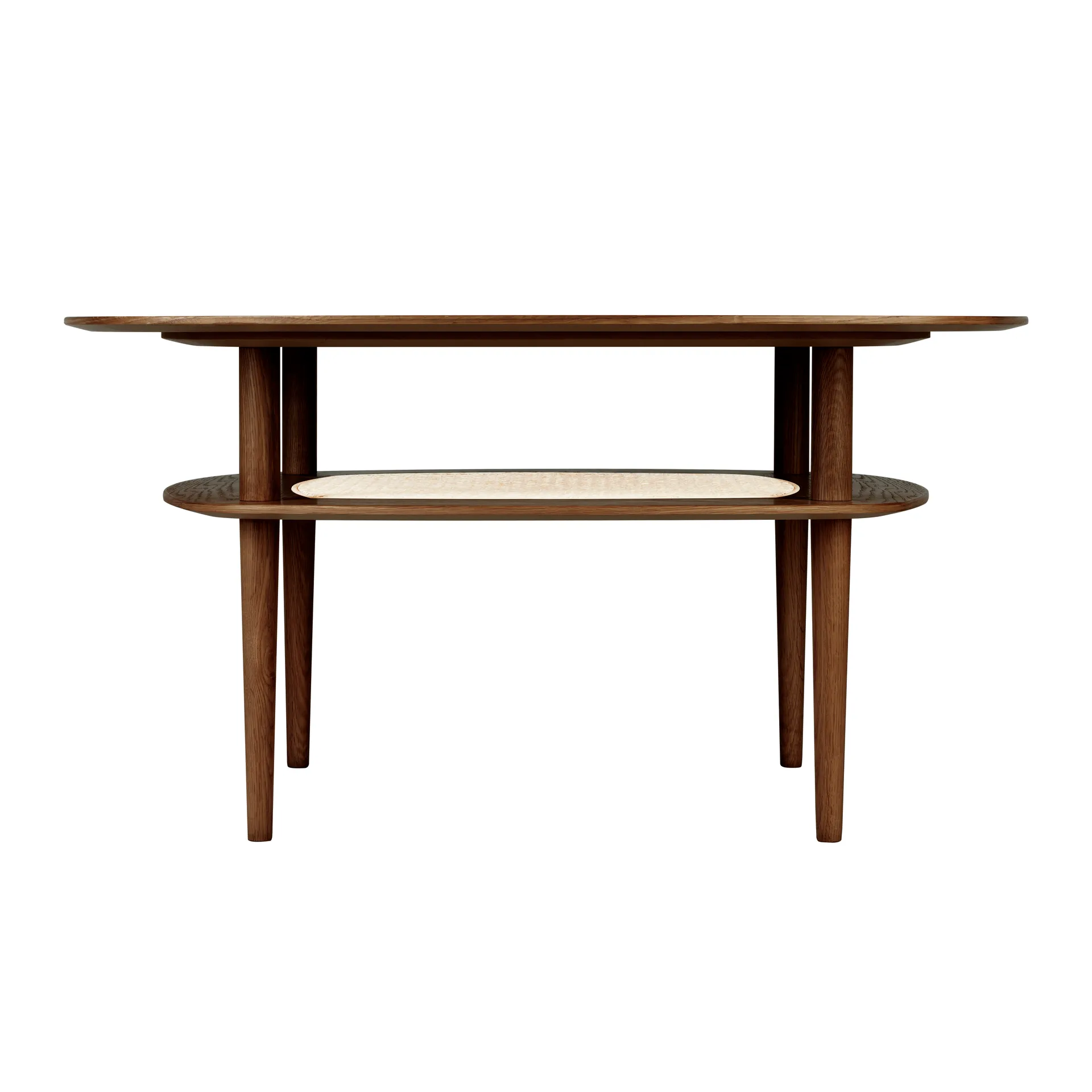 Stolik kawowy Together Smooth Square 100x100 cm, Dark oak Umage