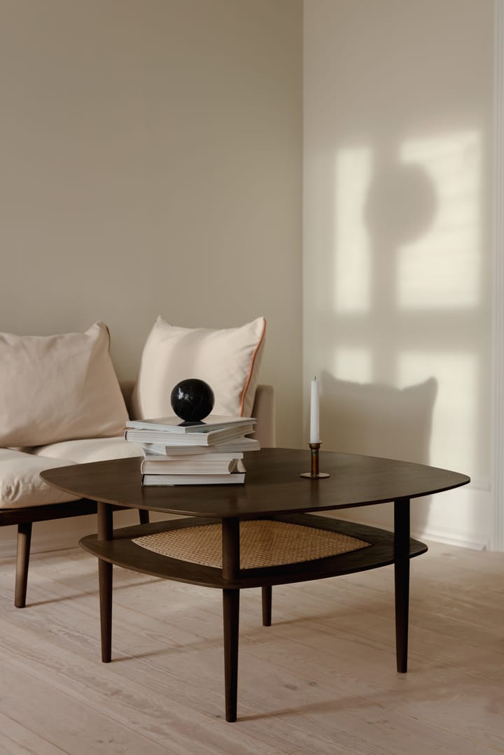 Stolik kawowy Together Smooth Square 100x100 cm, Dark oak Umage