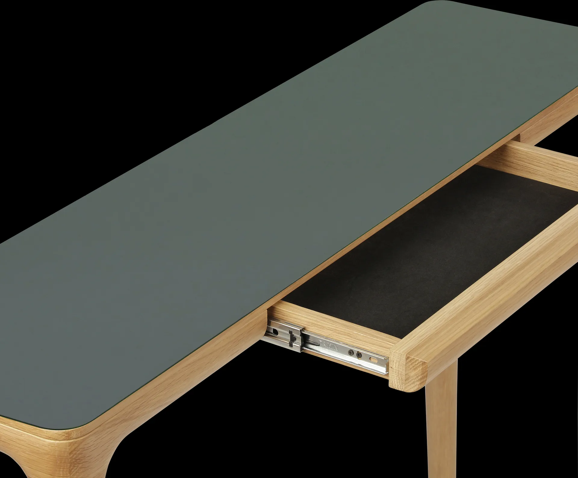 Stolik konsoli Heart'n'Soul 120 cm, Oak-moss green Umage