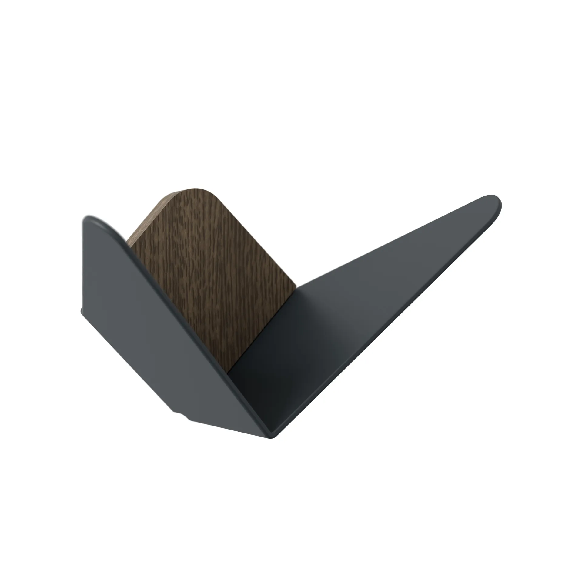 Wieszak ścienny Butterflies mini, Anthracite grey Umage