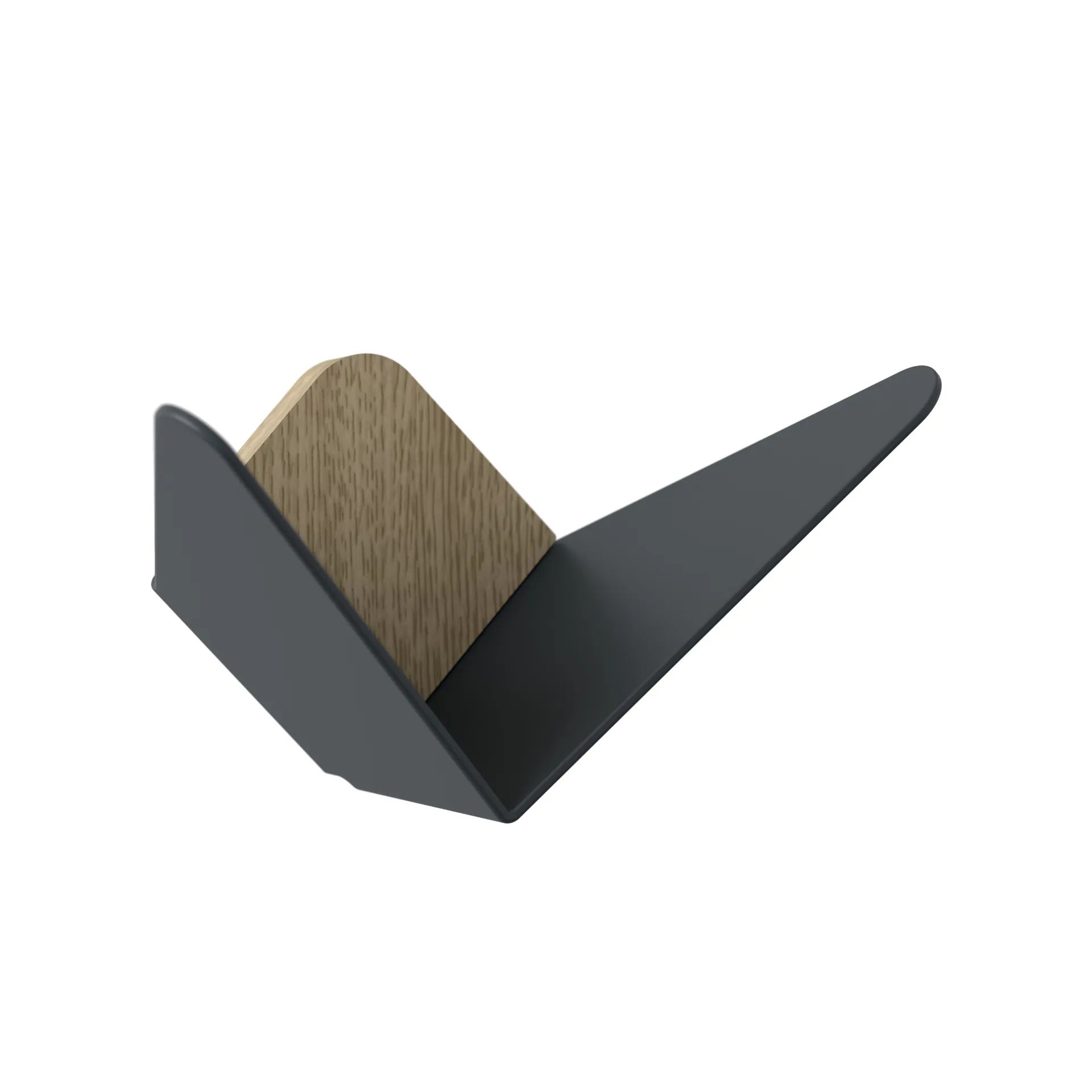 Wieszak ścienny Butterflies mini, Anthracite grey Umage