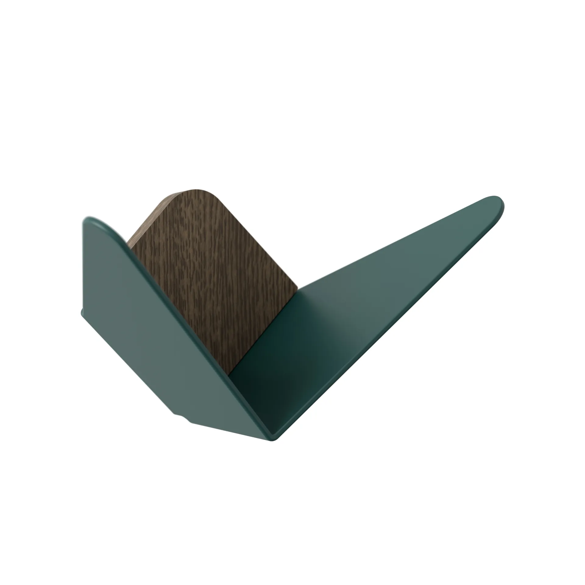 Wieszak ścienny Butterflies mini, Forest green Umage