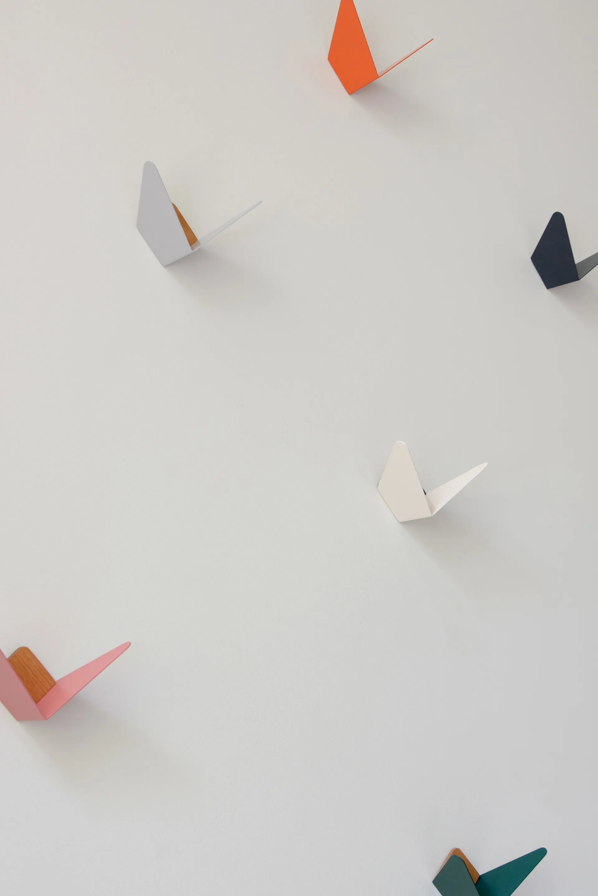 Wieszak ścienny Butterflies mini, Nuance mist Umage