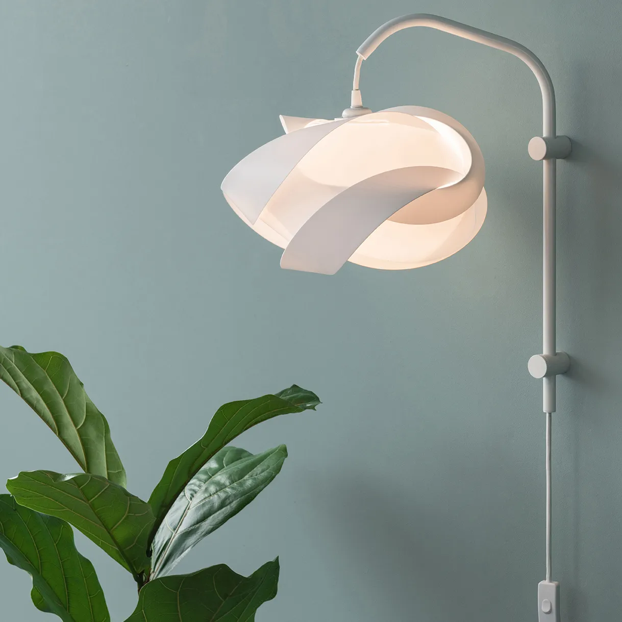 Wieszak ścienny Willow mini, Biały Umage