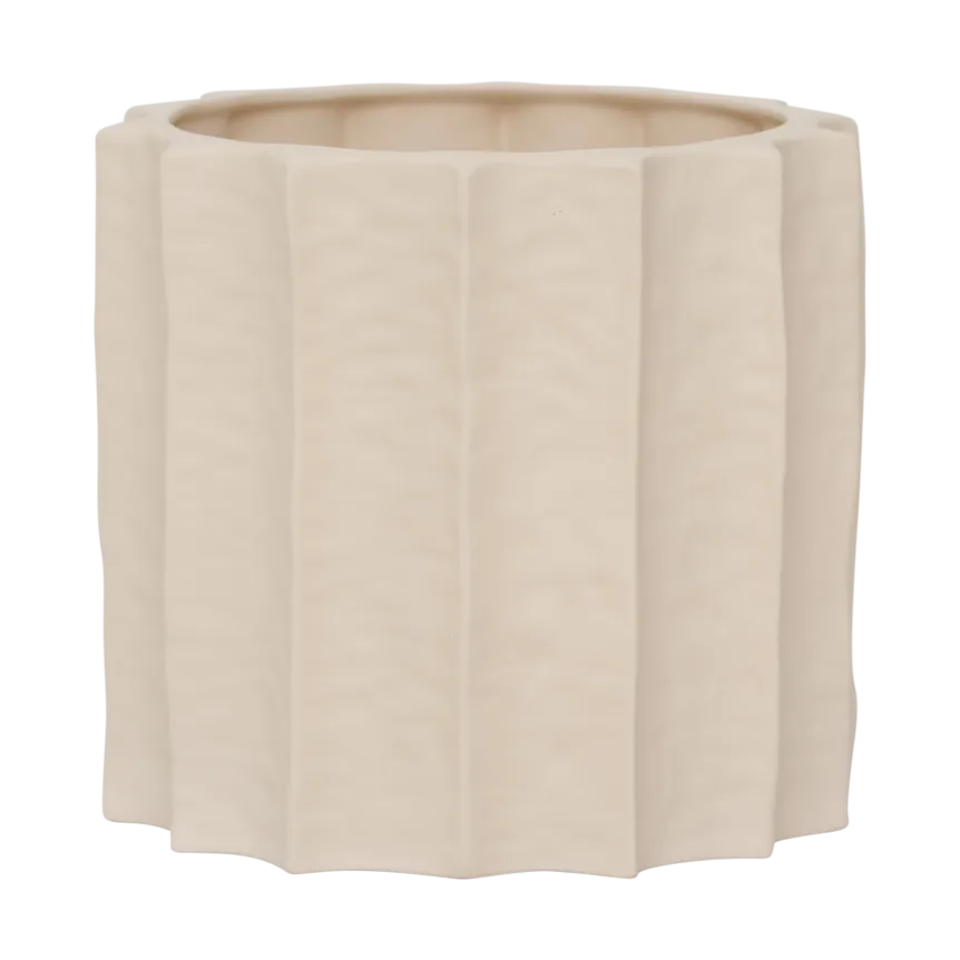 Doniczka Scallop, Natural URBAN NATURE CULTURE