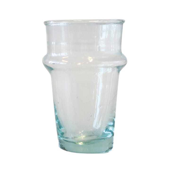 Duża szklanka - szk�ło z recyklingu - Przezroczysto-zielona - URBAN NATURE CULTURE