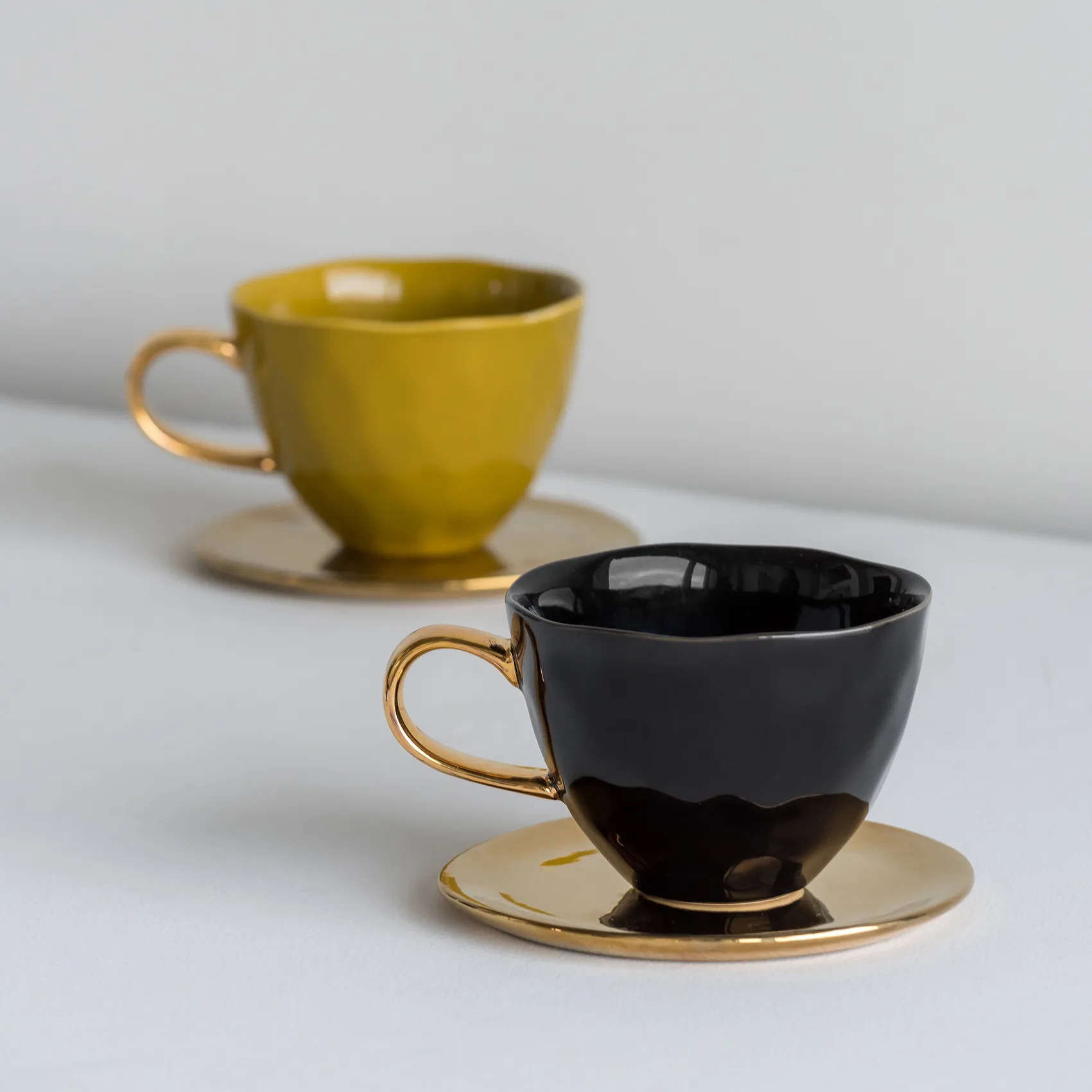 Good Morning Cappuccino kubek 300 ml, Amber green (busztynowa zieleń) URBAN NATURE CULTURE