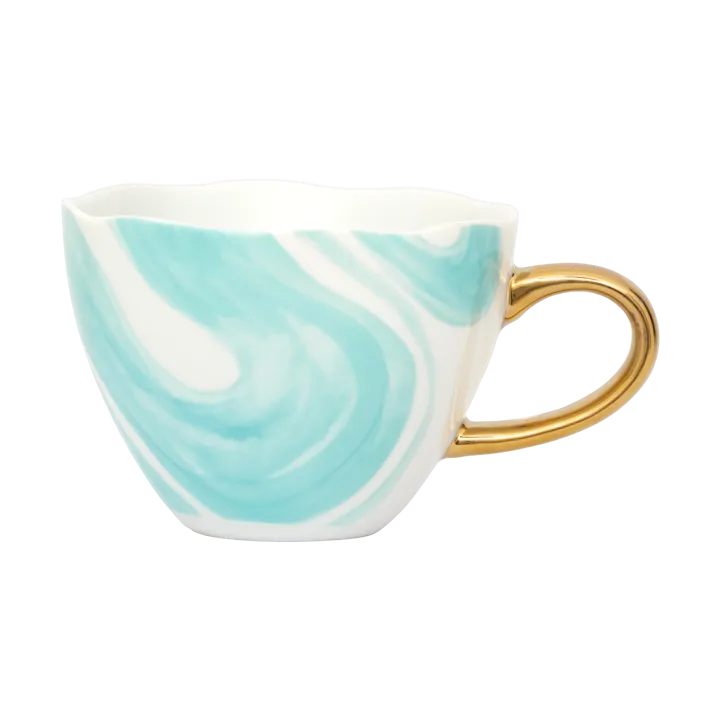 Good Morning Cappuccino kubek 300 ml - Valuri emerald green - URBAN NATURE CULTURE