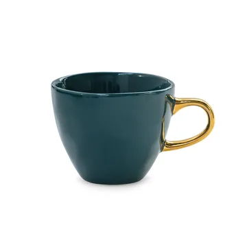 Good Morning Coffee filiżanka mini 175 ml - Blue green - URBAN NATURE CULTURE