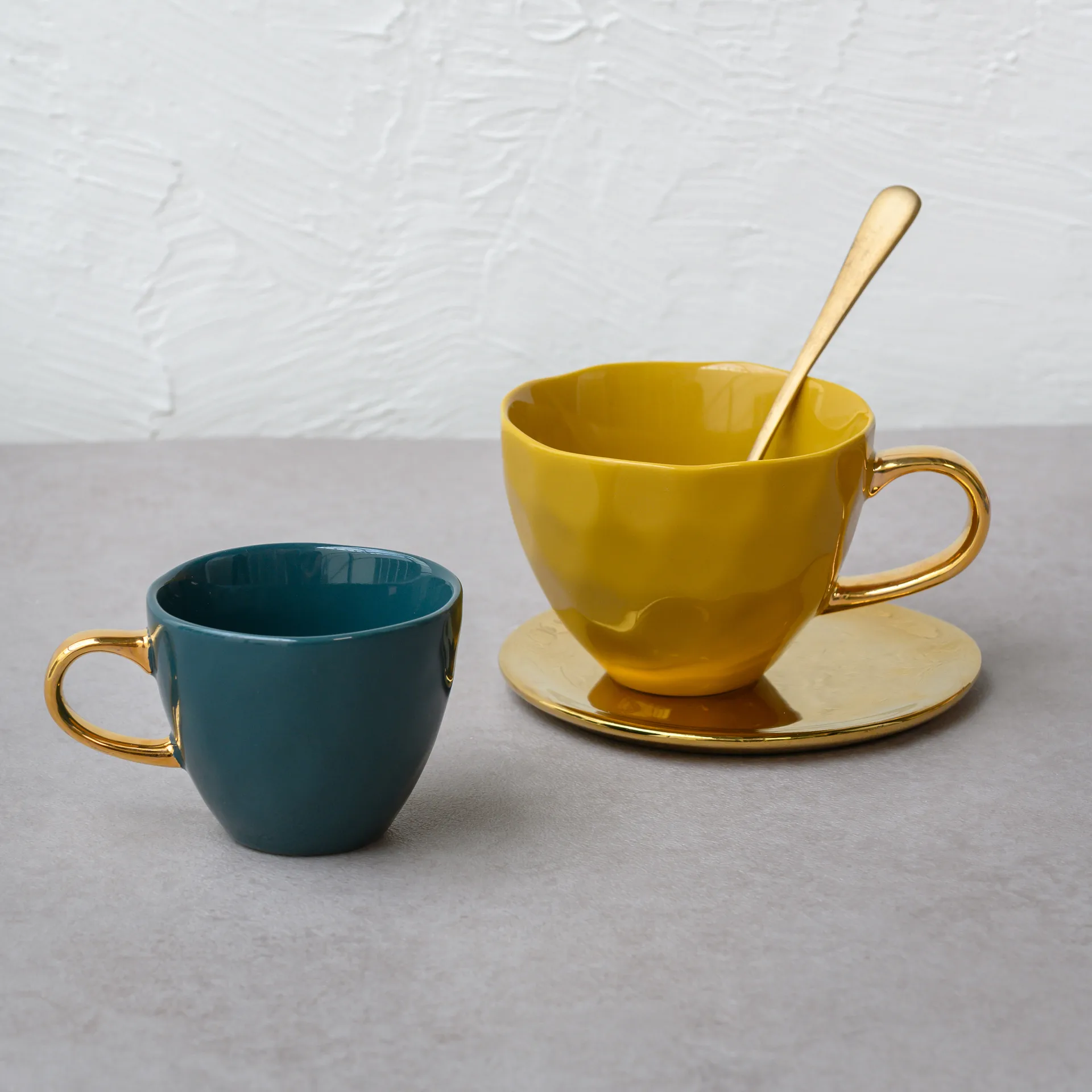 Good Morning Coffee filiżanka mini 175 ml, Blue green URBAN NATURE CULTURE
