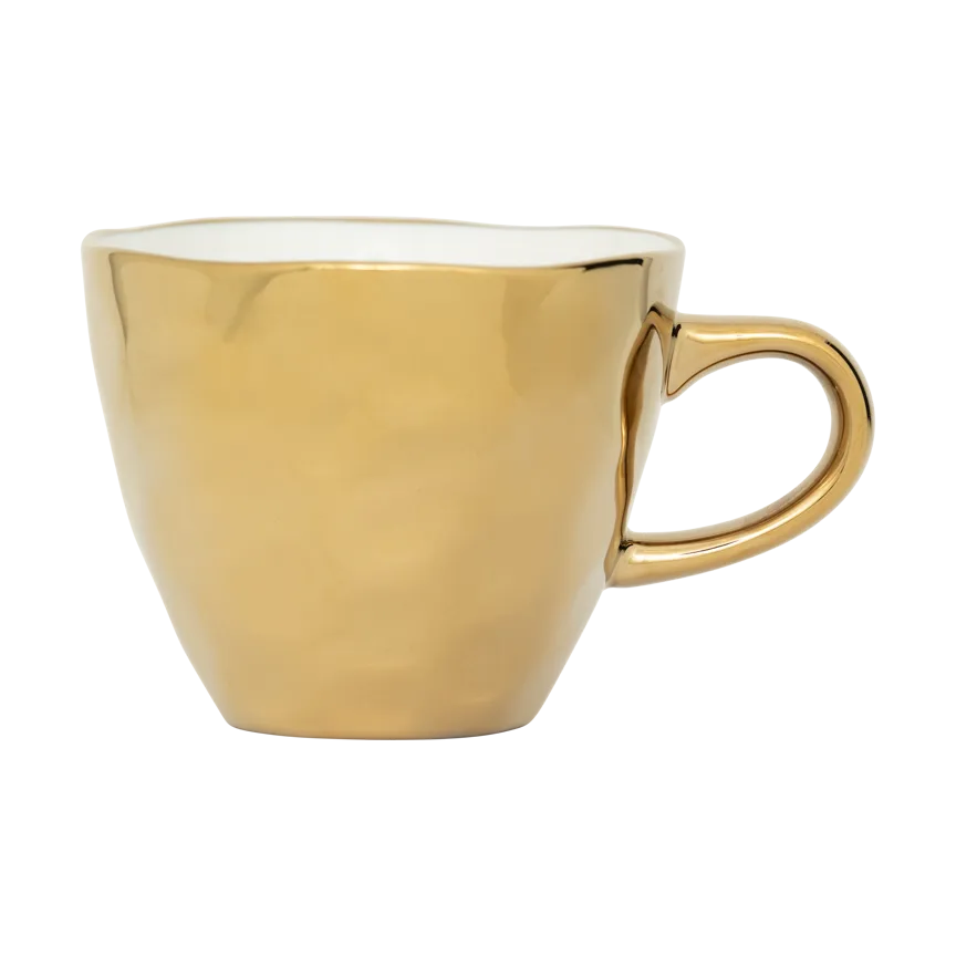 Good Morning Coffee filiżanka mini 175 ml, Gold URBAN NATURE CULTURE