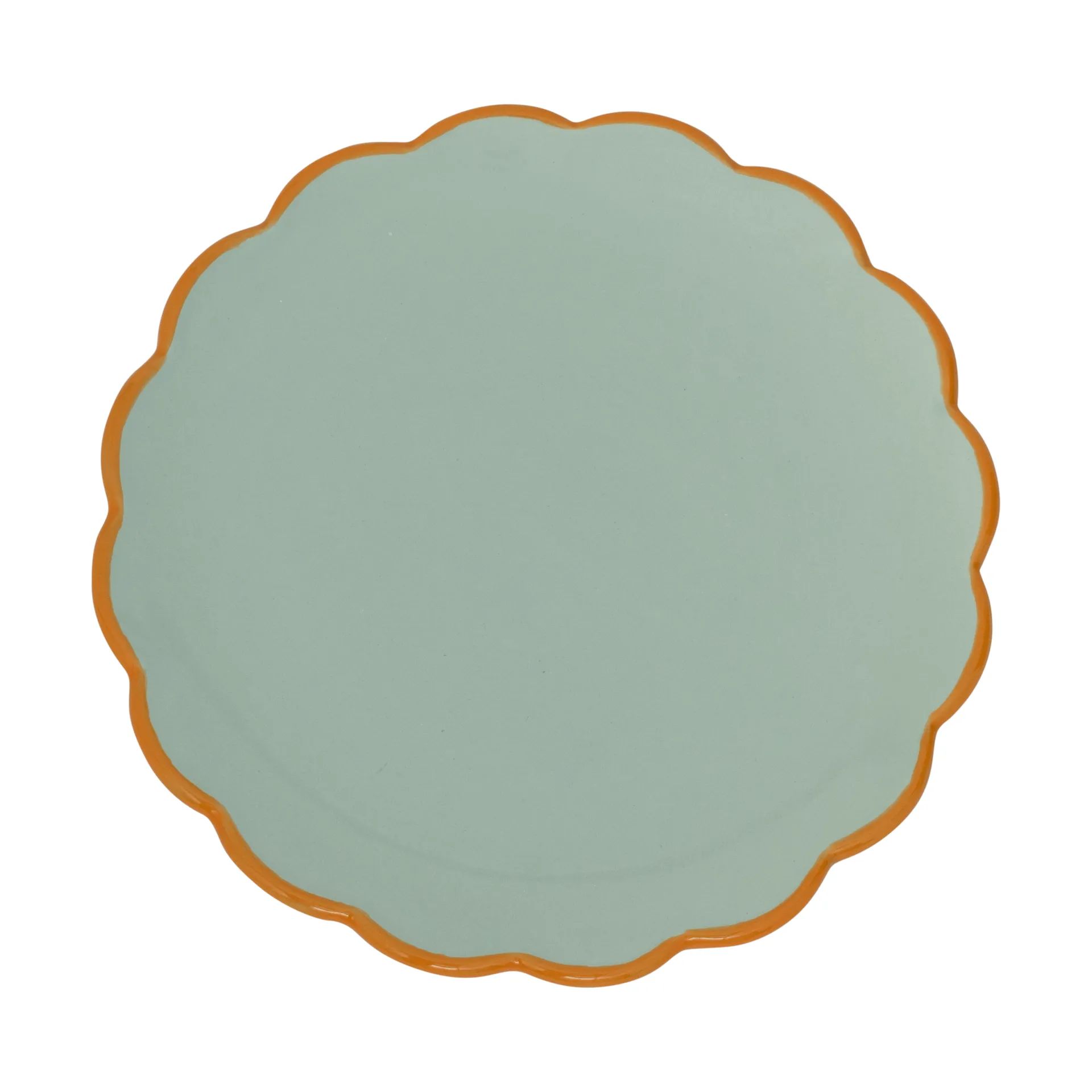 Good Morning talerz sculpted, Celadon URBAN NATURE CULTURE